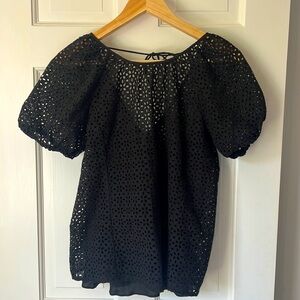 Size 4 Jcrew eyelet blouse. Brand new with tags